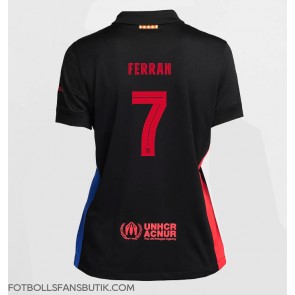 Barcelona Ferran Torres #7 Replika Bortatröja Damer 2024-25 Kortärmad